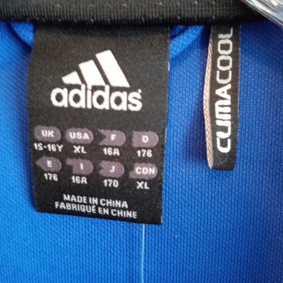 Adidas Women's Cobalt Blue,Black,White PerformanceJacket XL - Picture 11 of 13